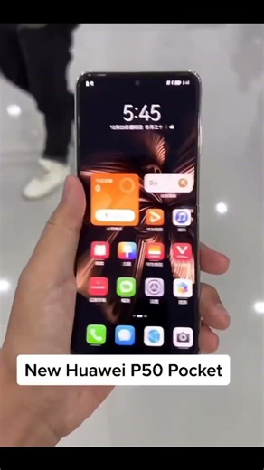 Huawei P50 Pocket: The Most Stylish Foldable Phone #trending #smartphone #viral #tech #shorts #short