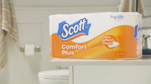 Scott ComfortPlus Toilet Paper, 36 Double Rolls, 231 Sheets per Roll, Septic-Safe, 1-Ply Toilet Tissue