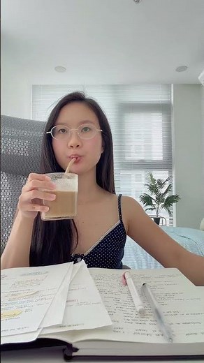 Aesthetic Quiet Study Vlog 🎧☕️ Romanticize Studying With Me (Productivity & Focus)