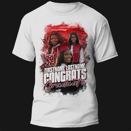 Class of 2026 Graduation Shirt With Photo | Personalized Senior Grad Tee S–3X - Etsy