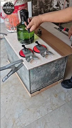 Perfect Tile Hole Drilling Technique 🔩✨ #Tiling #DIY #Construction