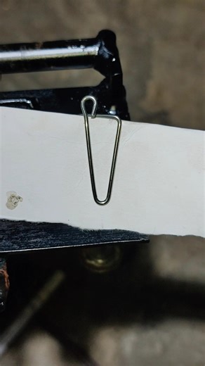make your own paper clip #stainlesssteel #diy
