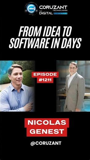 Nicolas Genest From Idea to Software in Days | Ep 1211