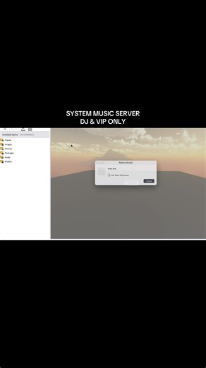 SYSTEM MUSIC SERVER DJ & VIP ONLY V.1 by me #systemmusicroblox #robloxstudio #musicserverroblox #clubroblox