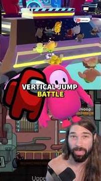 Who jumps higher: A Fall Guy, or an Among us crewmate? #fallguys #amongus #crewmate #imposter