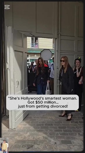 She's Hollywood's smartest woman.Got $5O million...just from getting divorced #celebrity | new 2