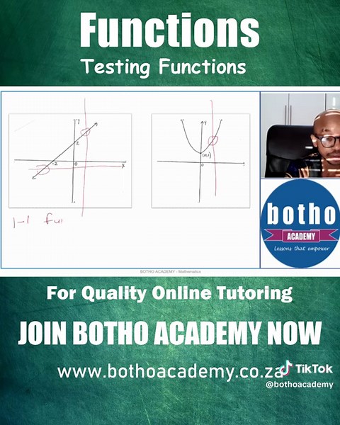 Mathematics Gr 12. How to Test for Functions. #Mathematics #Matric #MatricRewrite #Maths #Grade12 #Functions .