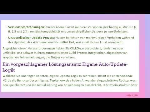 Wie man Auto-Update-Anwendungen in Unternehmensumgebungen mit C# erstellt