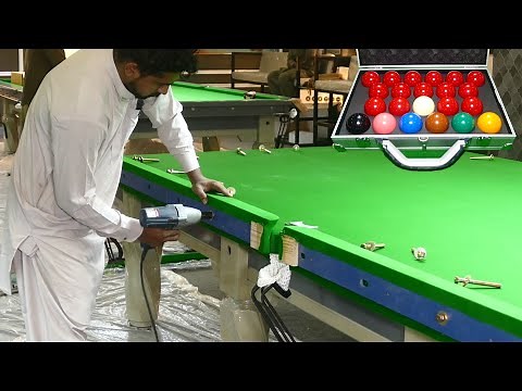 The Complete SNOOKER Table Installation Process In GOOD SHOT Snooker Club