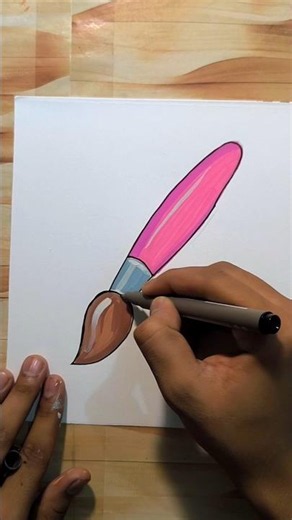 Brush Coloring Tutorial 🖌️🖌️ #art #coloring #shorts