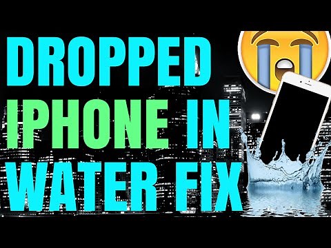 Dropped iPhone In Water! - HOW TO FIX
