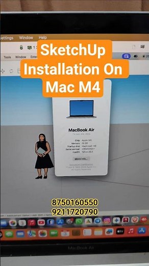 How to download and install SketchUp for mac # SketchUp installation on MacBook M1 M2 M3 M4 M5