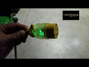 Wiring A Leviton Lighted Straight Blade Connector 515CV-LIT BY KVUSMC