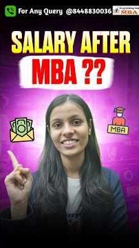 MBA Ke Baad Salary 💰 Kitni Milti Hai? Full Reality