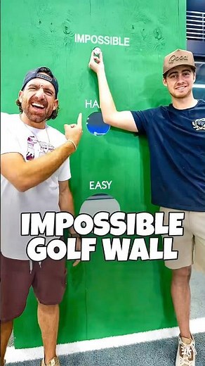 NO WAY he actually made it 🤯 @gmgolf