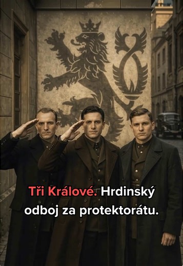 Tři králové nejsou jen svátek 6. ledna. 👑 Tak se za protektorátu označovala jedna z nejvýznamnějších odbojových skupin, která svými aktivitami systematicky podrývala nacistický okupační režim. Josef Mašín, Josef Balabán a Václav Morávek. Trio, které se dokonale doplňovalo – rozum, akce a srdce.❤️ Všichni tři padli v boji za svobodu své vlasti. Dnes na ně vzpomínáme jako na hrdiny. 🇨🇿