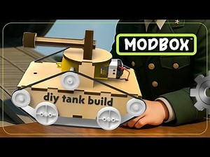 MODBOX: Construct this Mini DIY Tank with Us! Step by Step Assembly.