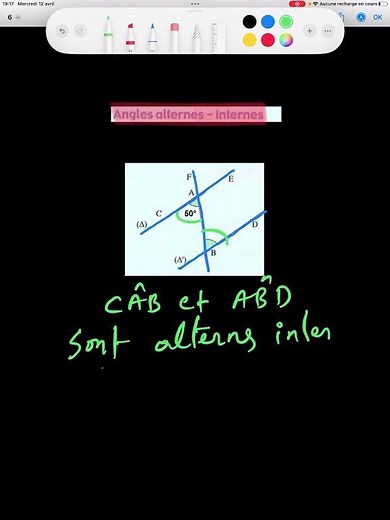 Angles alternes internes