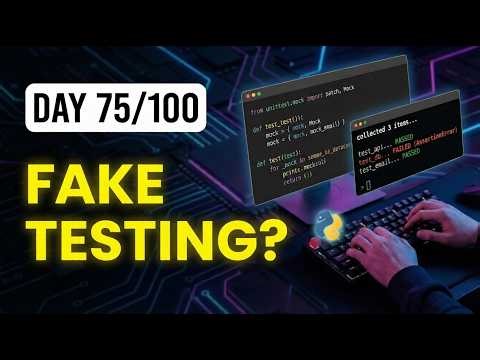 Test Code Without Real Dependencies 😱 | Mocking & Patching | Day 75