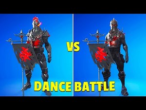 Knight Conqueror VS Black Knight in Fortnite Dance Battle!