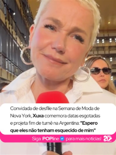 Durante passagem pela New York Fashion Week para prestigiar o desfile da Carolina Herrera ao lado da filha Sasha, Xuxa conversou com a revista HOLA! USA para falar sobre o fenômeno de bilheteria de seu retorno aos palcos. Com arenas esgotadas pelo Brasil e data confirmada no Maracanã, a apresentadora abriu o jogo sobre os bastidores da turnê