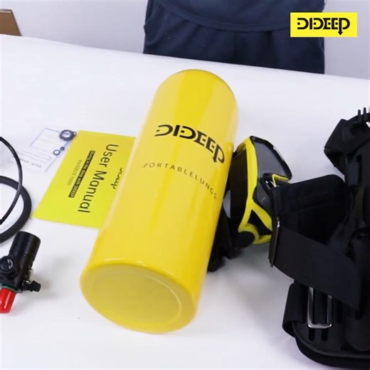 Assembly Tutorial of DIDEEP Portable 4L Scuba Oxygen Cylinder