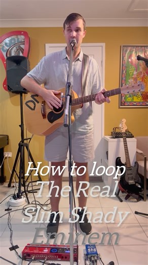 Devan Mac | How to loop - The Real Slim Shady (Eminem) #reels #loop #looppedal #howtoloop #Eminem #therealslimshady | Instagram