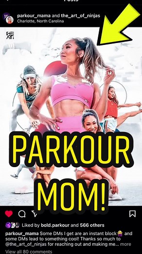 THIS MOM IS LEARNING PARKOUR AT @Motive Movement IN GREENVILLE, SC