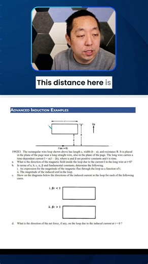 Advanced Induced EMF Problem 🤯 | AP Physics C FRQ Explained