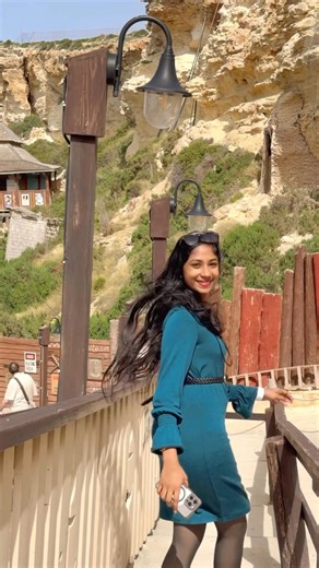 Popeye village 🧚‍♂️... Wait… this is NOT a cartoon… this is a real place in Malta! 😳