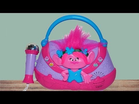 Trolls Rock N' Roll Portable Boombox Sound Machine Dreamworks