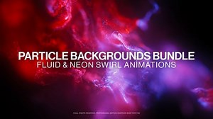 Pack Of Swirling Particle Backgrounds