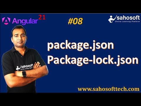 package and package lock json file in Angular 21 | Angular 21 Tutorials in Hindi
