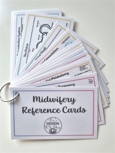 MIDWIFERY REFERENCE CARDS: Antenatal Pregnancy Learning, 16 Pocket Guides - Etsy Australia