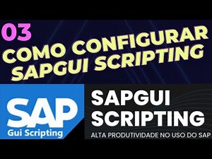 03 How to configure Scripting in SapGui / SAP Server RZ11 to be able to use and create your scripts.