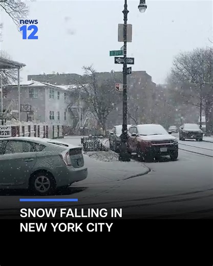 STORM WATCH: Snow is piling up in New York City. MORE WEATHER: https://news12.com/weather | News 12 The Bronx