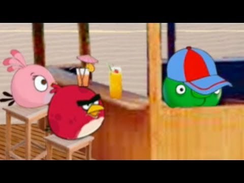Angry Birds Summer On Beach Part 1 and 2 by 3starsgoldenegg