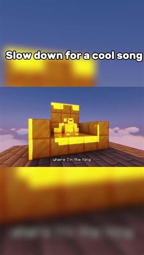 Slow down for a nice song #skybase #minecraft