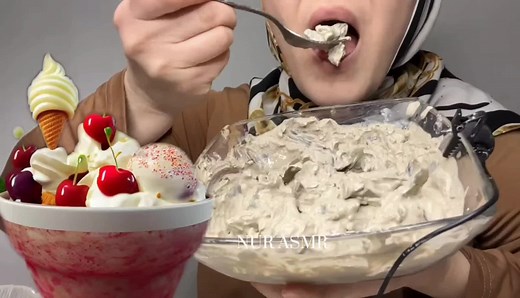 Nur ASMR Mountain Edible Clay Eating Experience