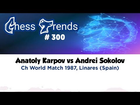 Anatoly Karpov vs Andrei Sokolov. Ch World Match Linares (Spain) 1987.