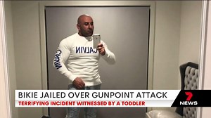 A notorious Adelaide bikie has been sent to jail over a brutal armed attack on a rival gang member in a Reynella street. The violent incident played out in front of a terrified toddler and his mum. Details in 7NEWS Adelaide at 6pm | www.7NEWS.com.au #Reynella #7NEWS | 7NEWS Adelaide