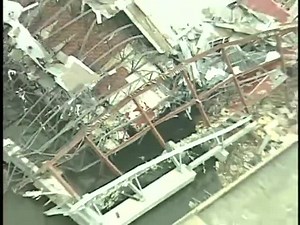 August 29, 2005 Helicopter View of Damage- Day After Hurricane Katrina Biloxi, Pascagoula MS