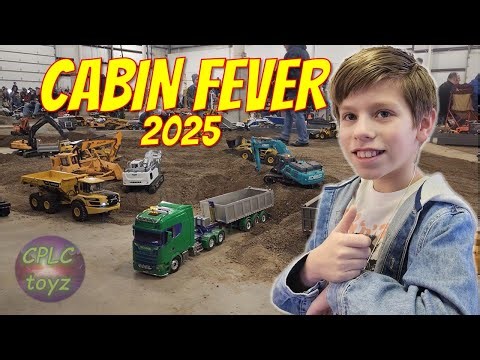 Cabin Fever 2025 RC Show at the Expo - trains, boats, construction equipment and much more!