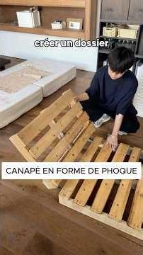 Découvrez comment fabriquer un canapé #diy #woodworking #homemade#decorationinterieur #canape#phoque