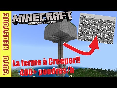 Comment fabriquer une ferme à creeper [TUTO] Minecraft 1.21 MCPE, Switch, PS, Xbox, PC!!