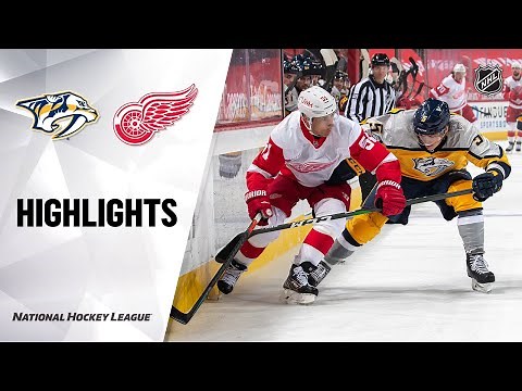 Predators @ Red Wings 4/6/21 | NHL Highlights