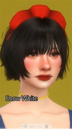 I know I did a bell inspired one but I may end up redoing her just because Im having fun #sims4