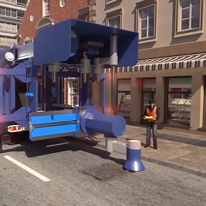 Highway repair technology. Propelled pothole patching machine Credit: Dahir Insaat goo.gl/CleXwB | Civil Engineering Discoveries