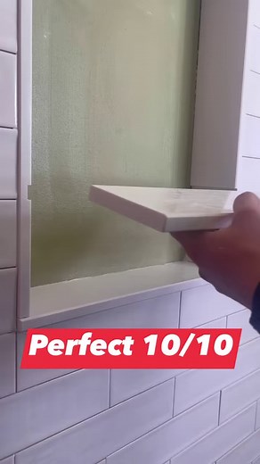 784K views · 2.6K reactions | How to install a shelf in your large shower niche. #diy #construction #realestate #tileinstallation #carpenter #entrepreneur #hardwork #tipsandtricks #homeimprovement #work #tile #entrepreneur | Misha Panchishak | Facebook
