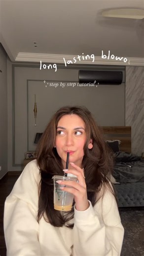 NK | UGC creator on Instagram: "dyson bouncy blow-dry, hair tutorial for long layers ☁️ I use the hot brush for sleek blowouts and air wrap for voluminous curls depending on what look I want 冀 @dyson @dysonbeauty | blowout, tutorial, reels, explore, dyson |"